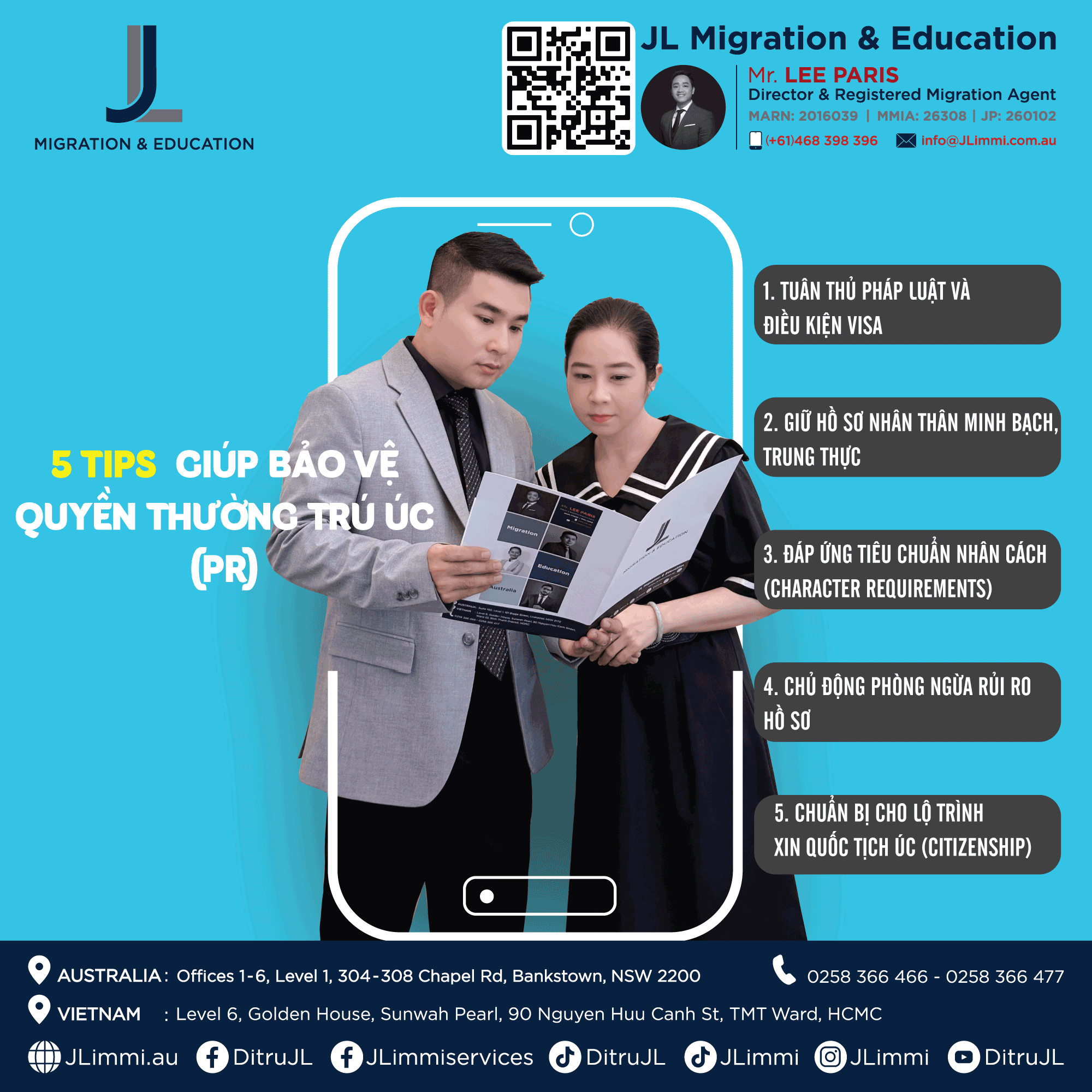 5 tips giúp bảo vệ quyền thường trú Úc ( PR)